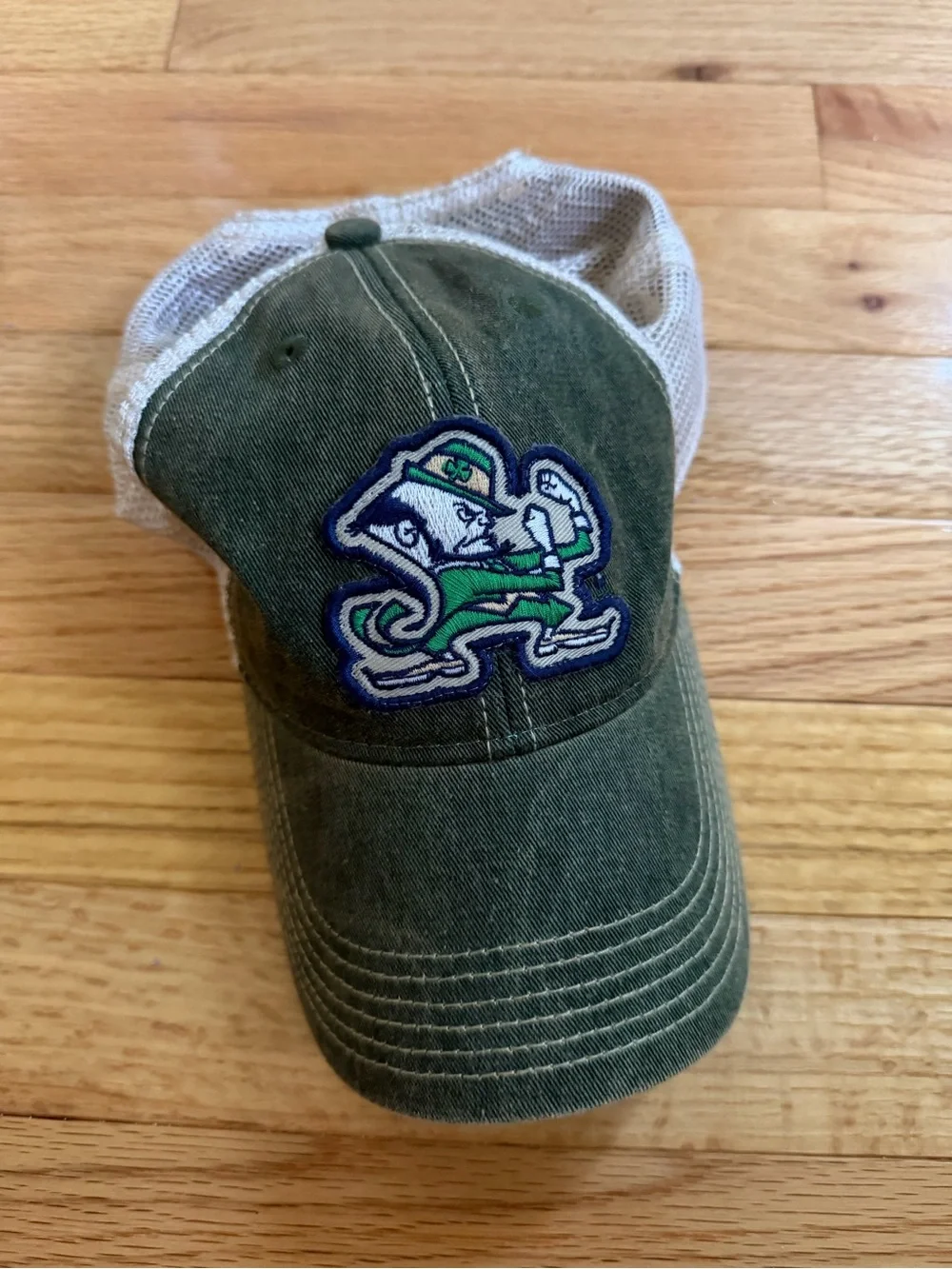 Notre Dame Leprechaun Trucker Hat